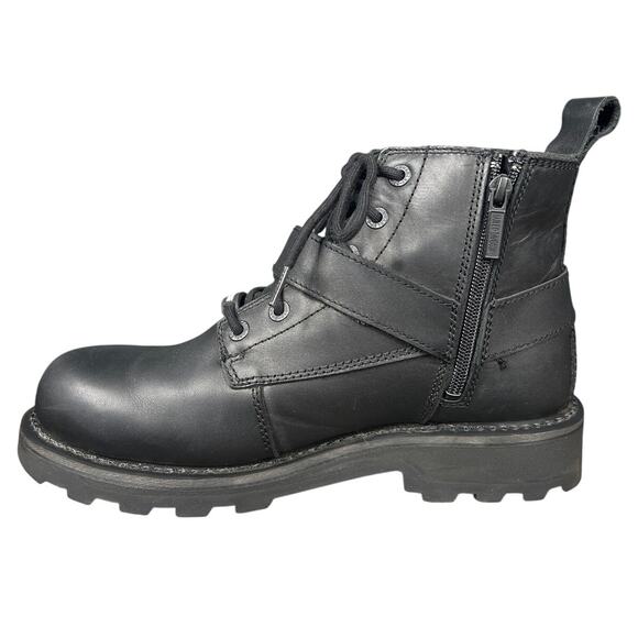 Harley Davidson Men’s Bullard Black Leather Moto Biker Boot Size US 9.5 main image 5